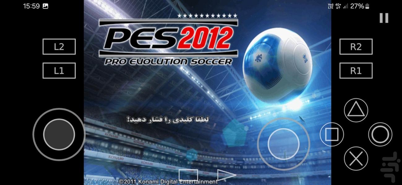 game pes 2012 - Gameplay image of android game