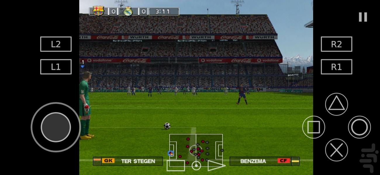 pes2017 - Gameplay image of android game