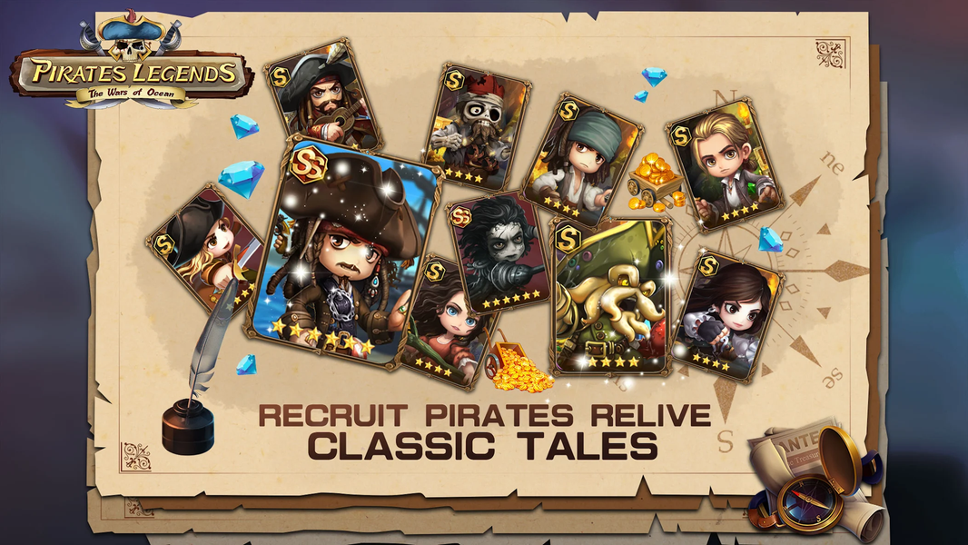 Pirates Legends - Gameplay image of android game