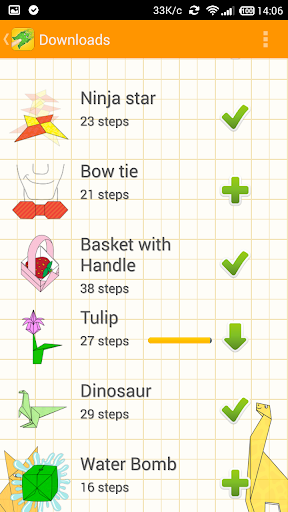 Animated Origami Instructions - Image screenshot of android app