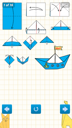 Animated Origami Instructions - Image screenshot of android app