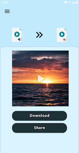 Mute Video Remove Audio - Image screenshot of android app