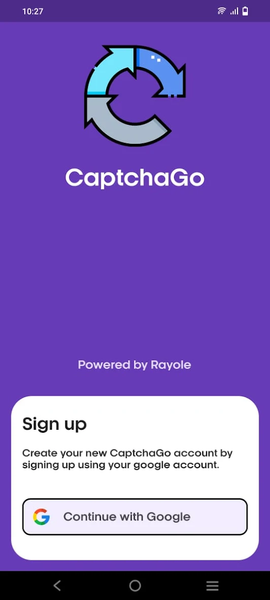 CaptchaGo - Image screenshot of android app