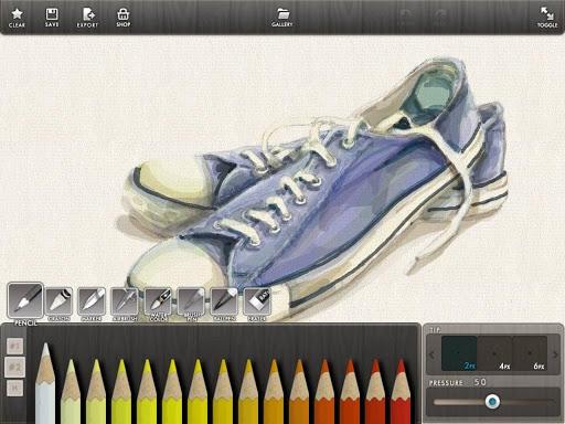 Water Color Pencil Lite - Image screenshot of android app