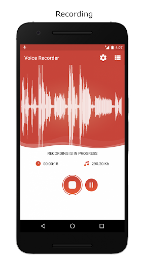 Voice Recorder : Recording App - عکس برنامه موبایلی اندروید