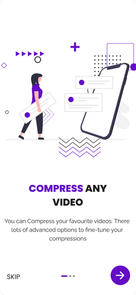 Compress Video: Downsize Video - عکس برنامه موبایلی اندروید