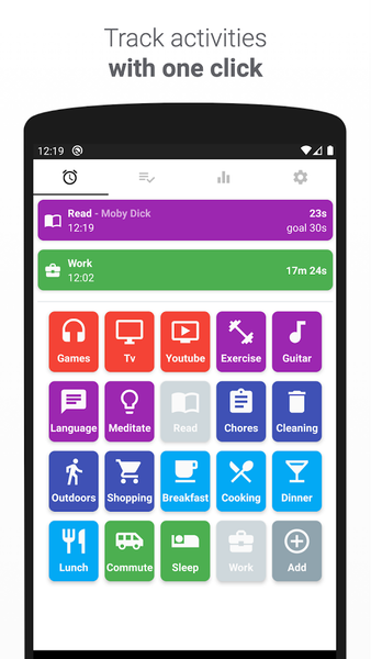 Siple Time Trsker - Image screenshot of android app