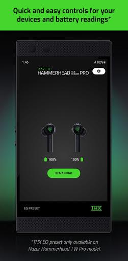 Razer Hammerhead True Wireless - Image screenshot of android app