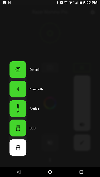 Razer Nommo Pro - Image screenshot of android app