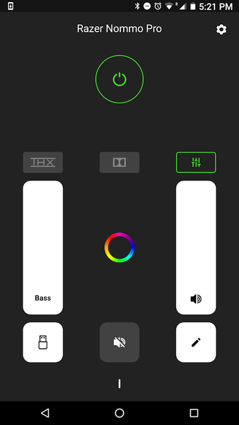 Razer Nommo Pro - Image screenshot of android app