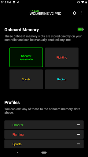 Razer Controller - Image screenshot of android app