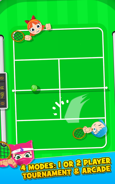 Bang Bang Tennis Game - Gameplay image of android game