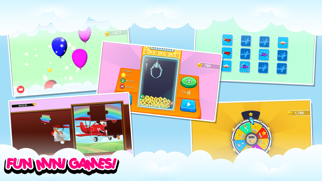 Fun Kids Planes ۲ - عکس بازی موبایلی اندروید