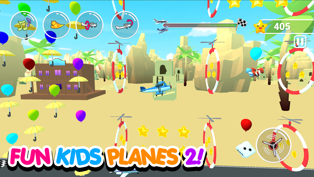 Fun Kids Planes 2 - عکس بازی موبایلی اندروید