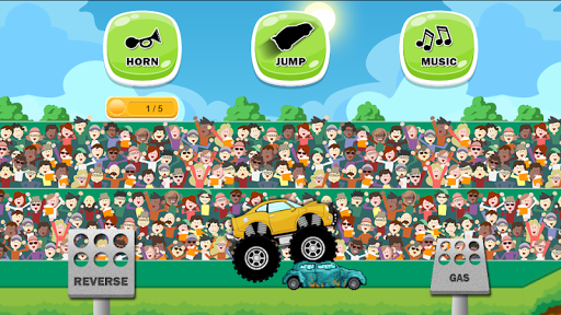 Monster Truck Game for Kids - Gameplay image of android game