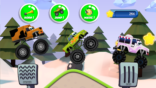 Monster Trucks Game for Kids ۲ - عکس بازی موبایلی اندروید