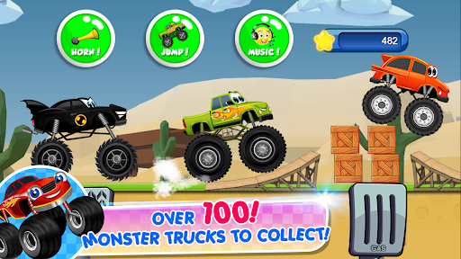 Monster Trucks Game for Kids 2 - Gameplay image of android game