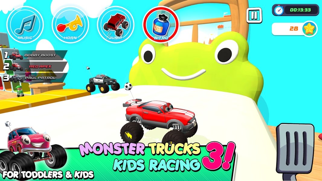 Monster Trucks Game for Kids 3 - عکس بازی موبایلی اندروید