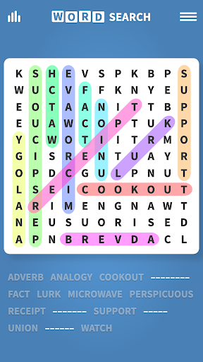 Word Search · Puzzles - عکس بازی موبایلی اندروید
