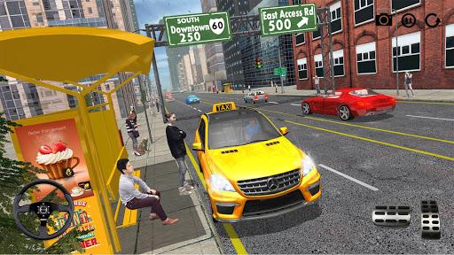 City Taxi Driving Game ۲۰۱۸: Taxi Driver Fun - عکس بازی موبایلی اندروید