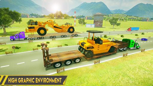 Construction Trucks & Heavy Excavator Transporter - عکس بازی موبایلی اندروید
