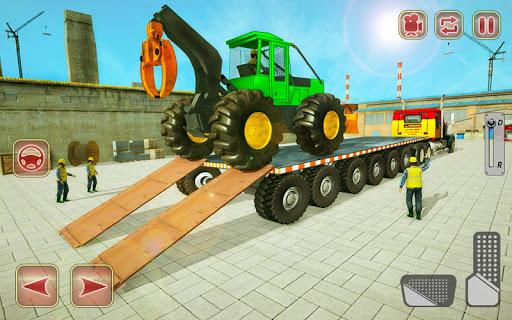 Construction Trucks & Heavy Excavator Transporter - Gameplay image of android game