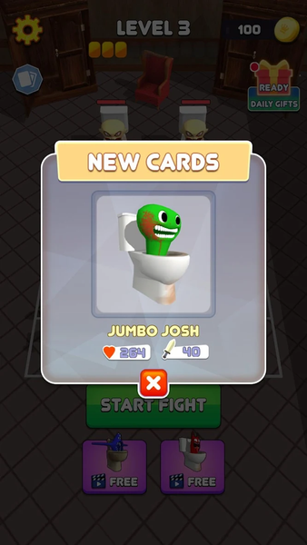 Merge Sink Battle Master - Gameplay image of android game