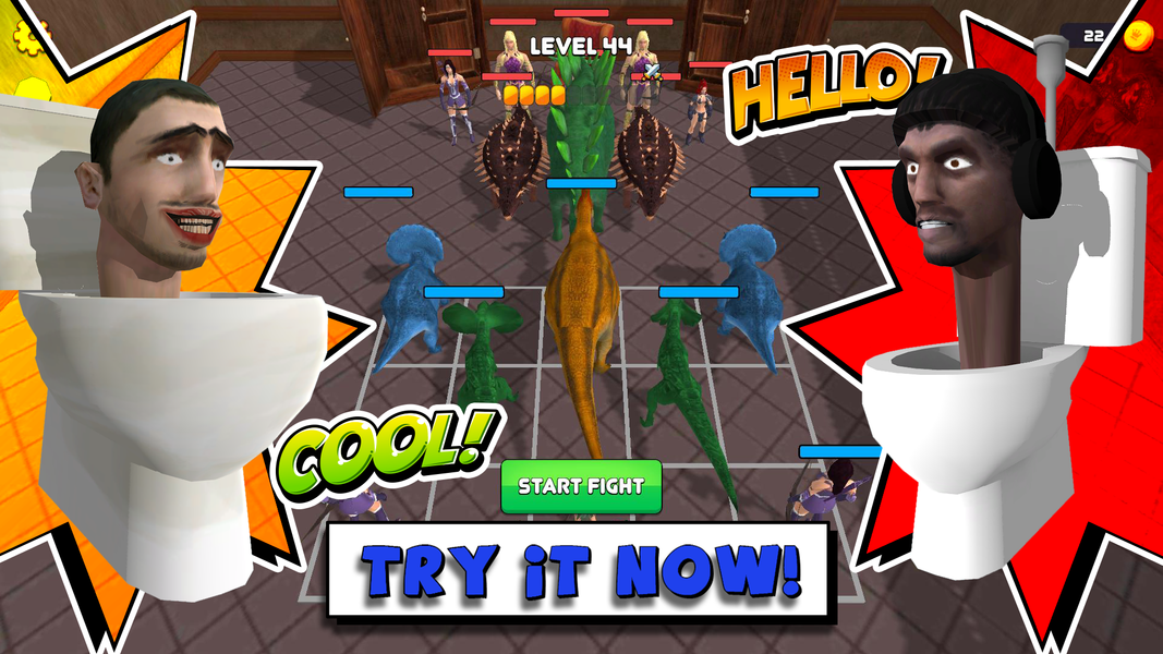 Dinosaur Monster Vs Dragon - Gameplay image of android game