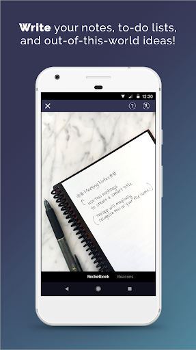 Rocketbook - Image screenshot of android app