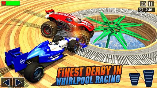 Police Formula Car Derby Games - Gameplay image of android game