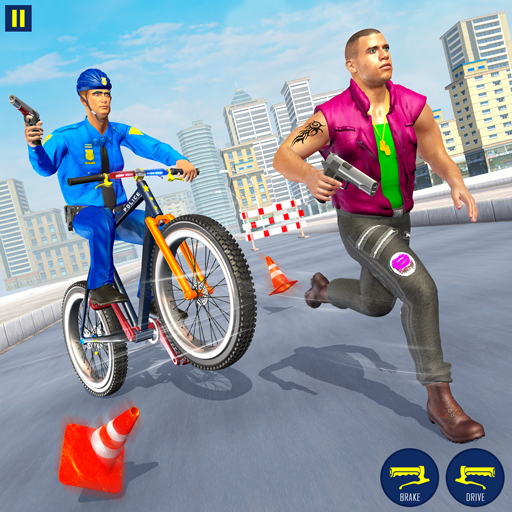 Police BMX Street Crime Chase - Image screenshot of android app