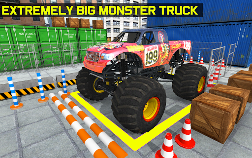 Monster Truck Parking: Hard Car Parking Simulator - Image screenshot of android app