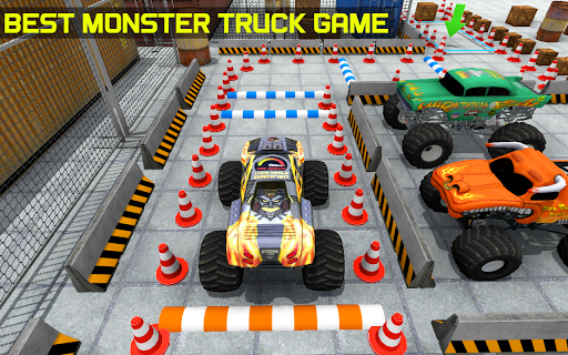 Monster Truck Parking: Hard Car Parking Simulator - Image screenshot of android app