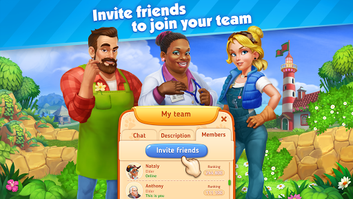 Park Town:Match 3 with a story - Gameplay image of android game