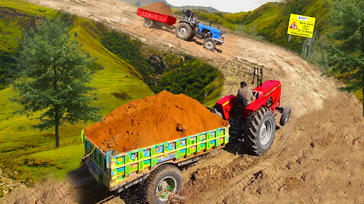 Farming Tractor Trolley Sim 3D - عکس بازی موبایلی اندروید