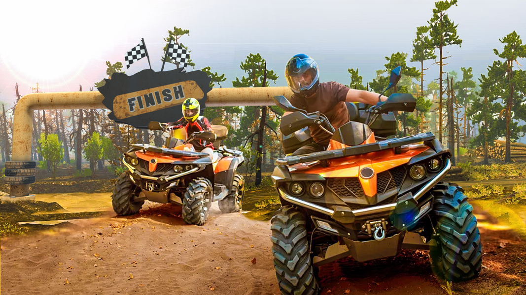 ATV Quad Bike Simulator Games - Gameplay image of android game