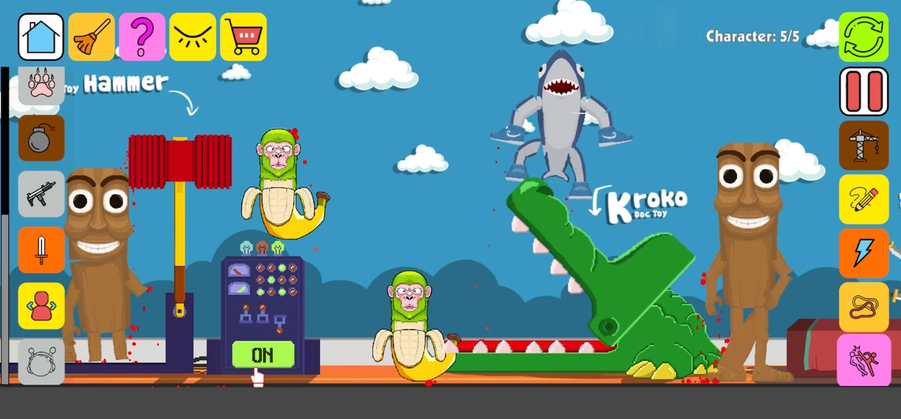 Italian Monster Brainimal - Gameplay image of android game