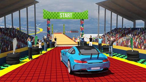 Ramp Car Jump Free Mega Ramp - Gameplay image of android game