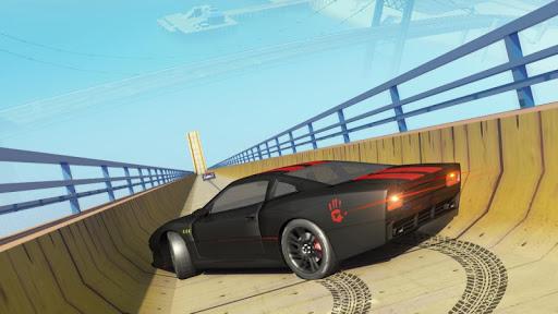Mega Ramp Free: Car Stunts - Gameplay image of android game