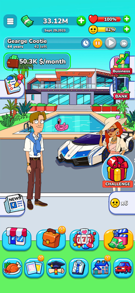 Mr.Billion: Idle Rich Tycoon - عکس بازی موبایلی اندروید