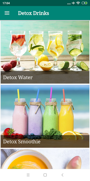 Healthy Detox Drinks Recipes - Image screenshot of android app