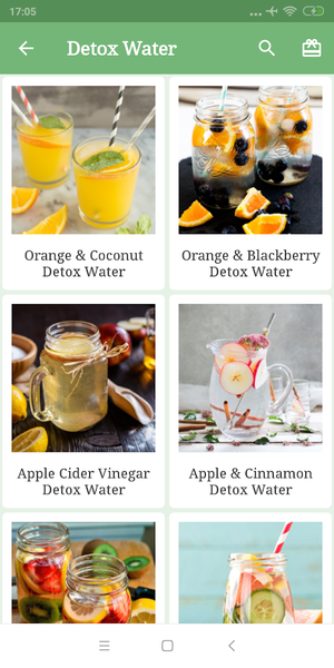 Healthy Detox Drinks Recipes - عکس برنامه موبایلی اندروید