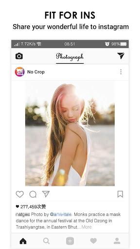 No Crop & Square for Instagram - Image screenshot of android app