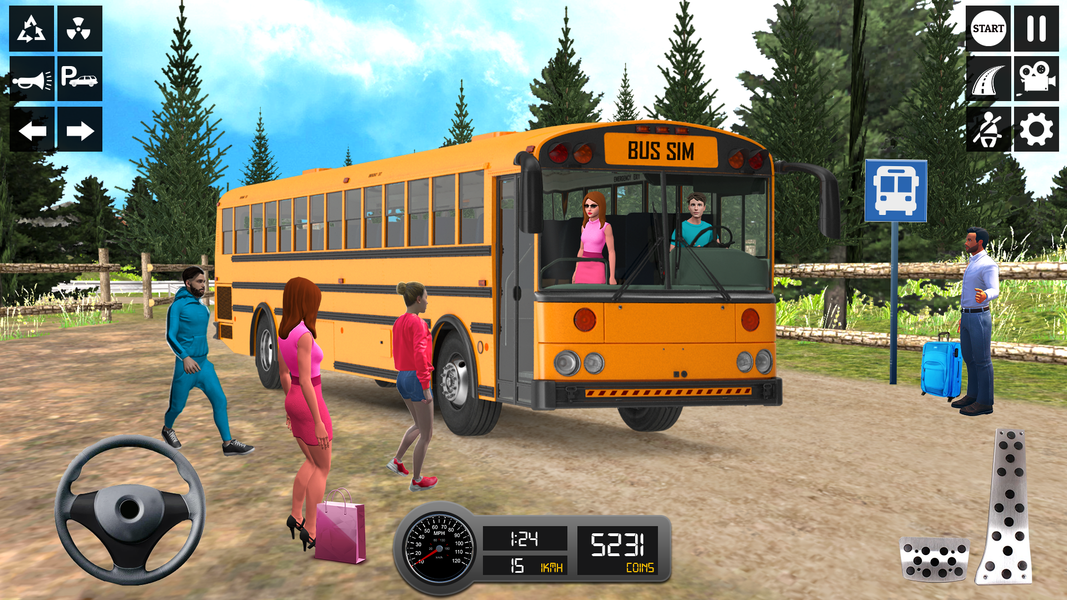 Bus Simulator 3d Offline Games - عکس بازی موبایلی اندروید