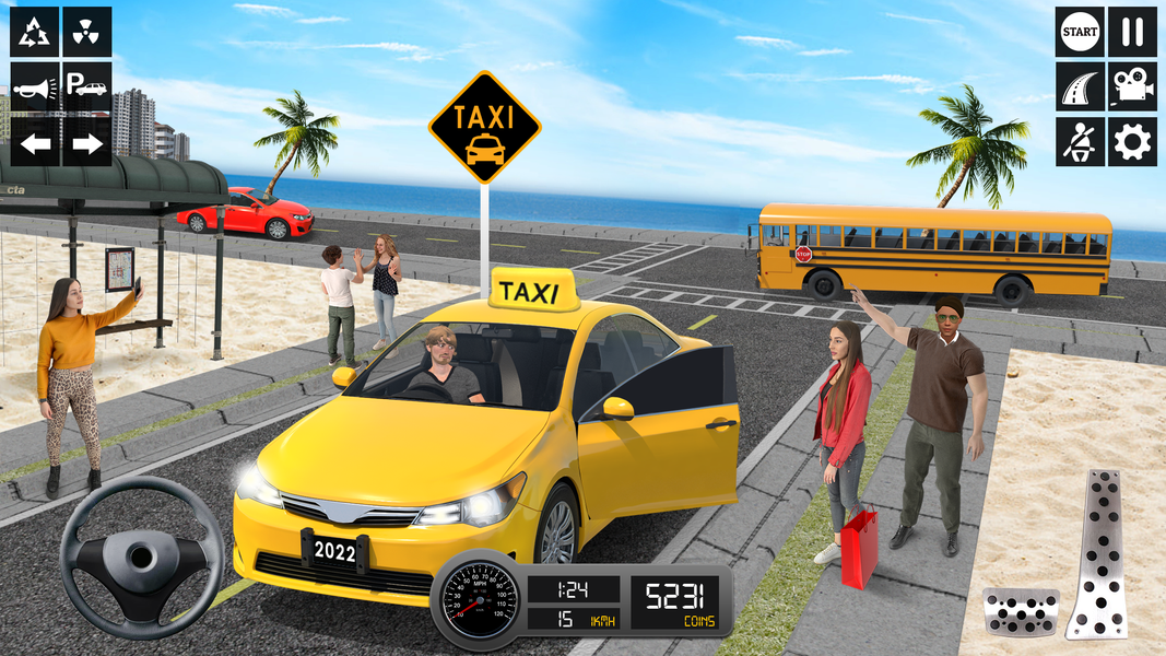 Taxi Simulator 24 - Taxi Games - عکس بازی موبایلی اندروید