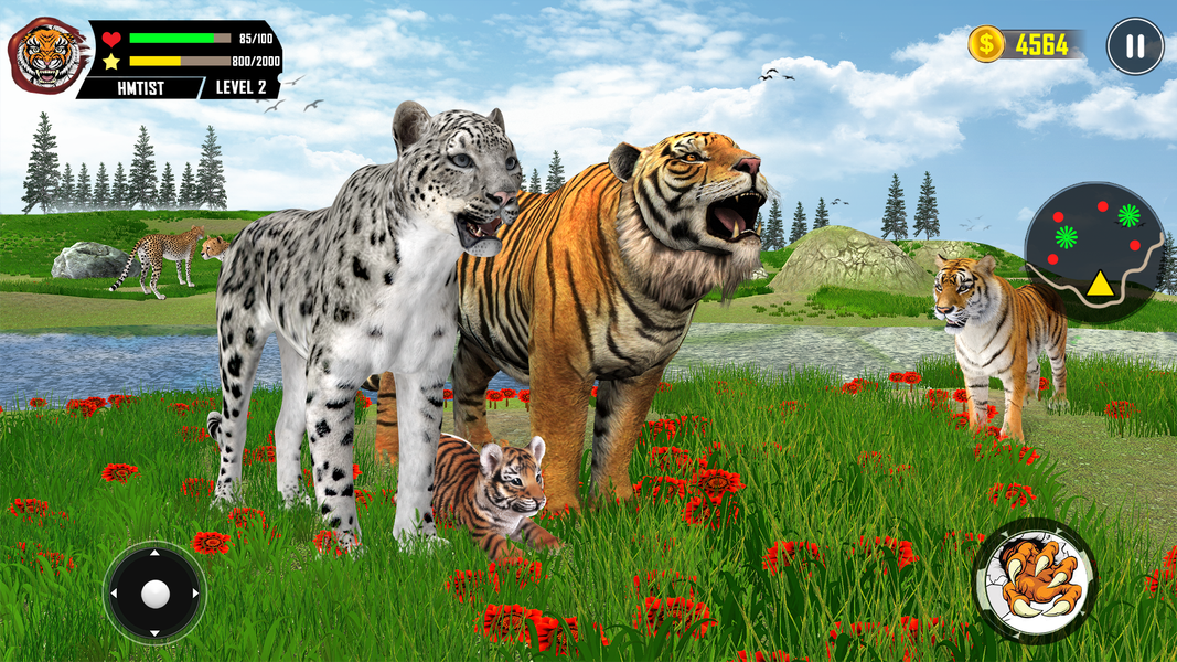 Tiger Simulator Animals Games - عکس بازی موبایلی اندروید