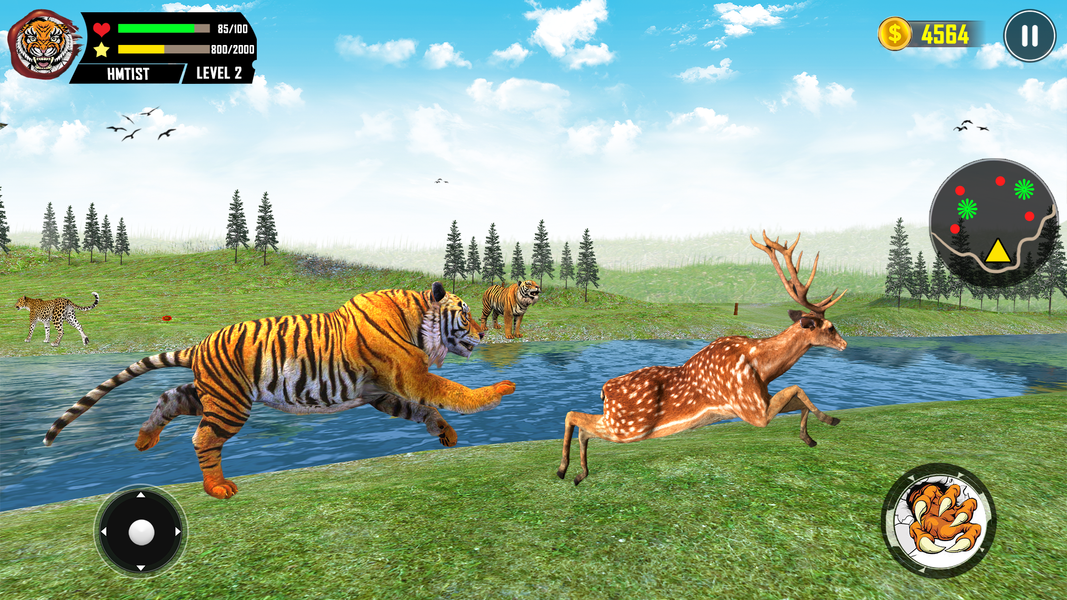 Tiger Simulator Animals Games - عکس بازی موبایلی اندروید