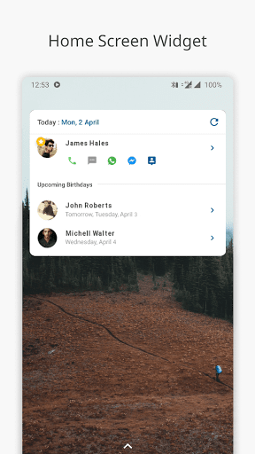 Birthday Calendar - عکس برنامه موبایلی اندروید