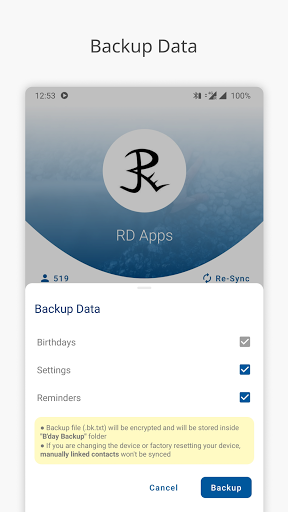 Birthday Calendar - عکس برنامه موبایلی اندروید