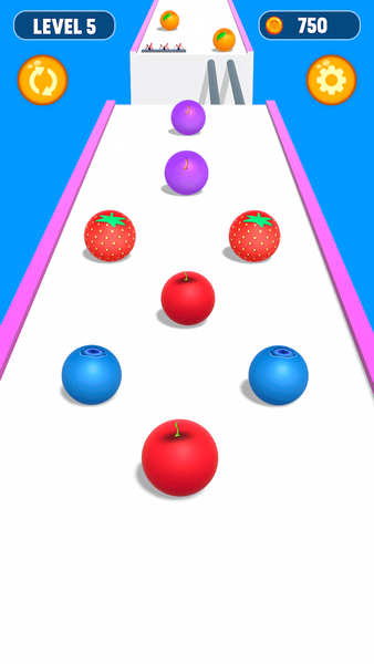 Ball Run Fruit: Fruit Merge - عکس بازی موبایلی اندروید